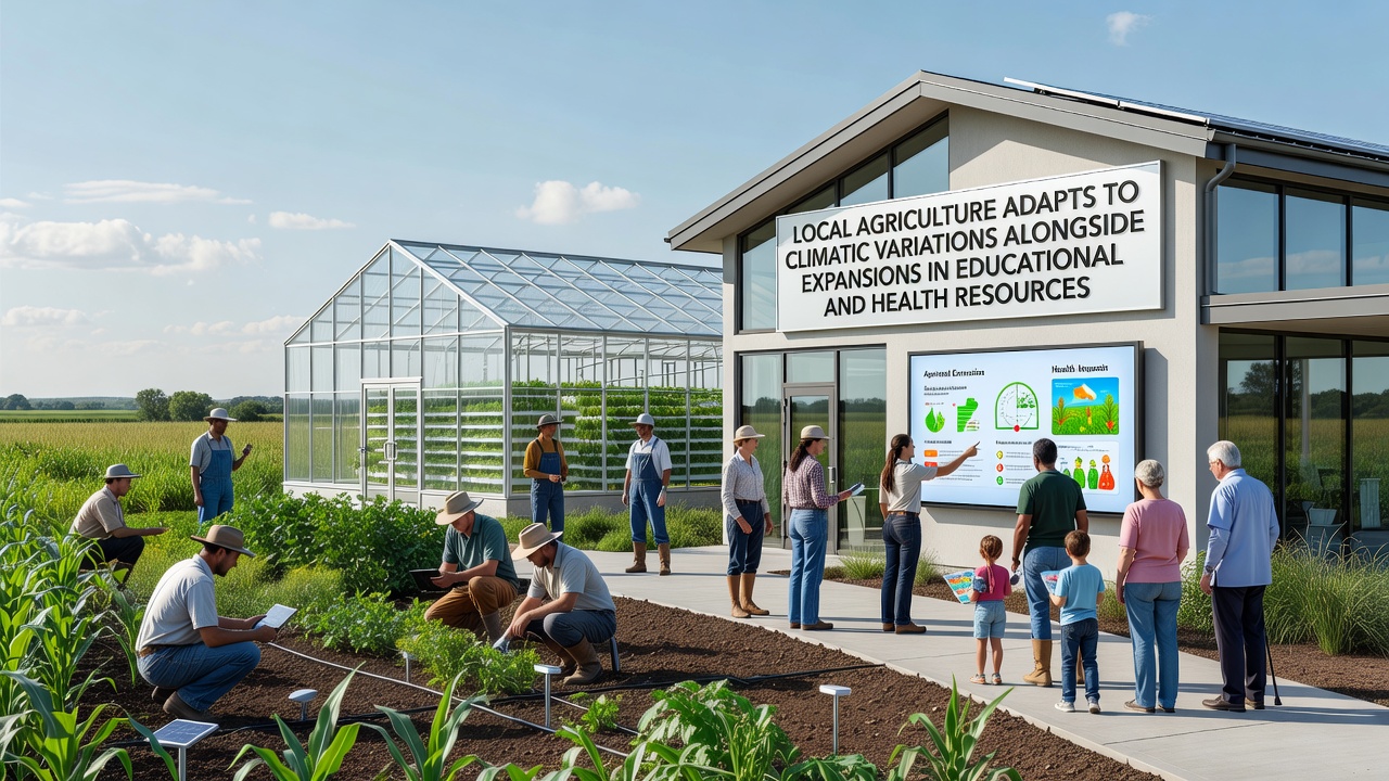 Regional Farming Communities Respond to Changing Weather Patterns While Education and Healthcare Facilities Grow